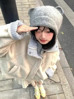 Korean Women's Reversible Striped Jacket Autumn Winter Stand Collar Fleece Lined Padded Coats Woman Loose Casual Plush Jackets
