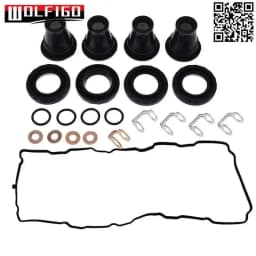 Valve Rocker Cover Gasket Injector Washers Seal For Nissan Navara D40 Pathfinder R51 YD25 YD25DD 13276-BN801 13276-6J900