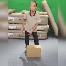 New Air Mattress Built-in Pump Self-inflating Mat Cushion Outdoor Tent Inflatable Bed Double Sleeping Pad for Camping or Indoor