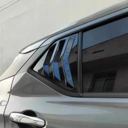 Rear Side Quarter Window Decorative Cover Sticker for Nissan Kicks Accessories 2017 2018 2019 2020 2021 2022 2023