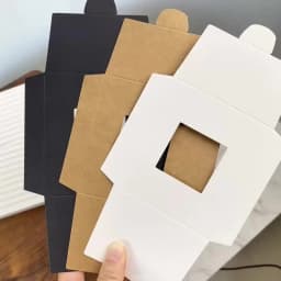 30 Pieces Blank Kraft White Brown Black Earring Necklace Envelope Pouches Gift Box Jewelry Packing Holder Display Organizer