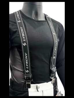 Brand New Heavy Duty Braces Pant Suspenders Adjustable Y Back Suspender Straps Motorcycle Racing Pants Snow Jet Apparel Parts L