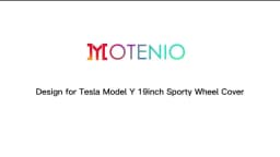 Design For TESLA Model Y 2020-2024 Full Coverage Sporty Wheel Cover 19 Inch Replacement Vehicle Automobile Hubcaps Accessories