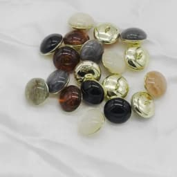 HENGC Round Light Cat Eyes Gold Metal Buttons For Clothing Garment Decorative Vintage Coat Buttons Sewing Accessories Wholesale
