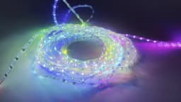 5V 12V WS2811 WS2812 3PIN Clear Lense LED String Lights Dream Color RGBIC Addressable Individually Fairy Seed Pixels Light