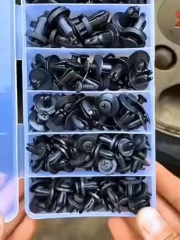 Auto Fastener Clip Kit Fender Rivet Clips Car Body Push Retainer Pin Rivet Bumper Door Trim Panel Retainer Car Clips Bag Packag