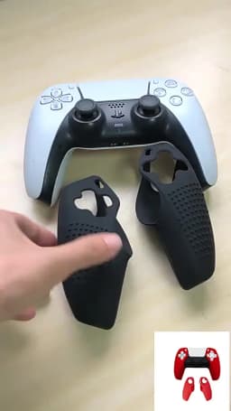 PS5 Controller Split Silicone Cover Protection Skin for Playstation 5 Game Accessory Soft Case Sleeve Non-Slip Gamepad Grip Case