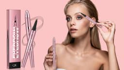 4 Fork Tip Eyebrow Pencil 3D Microblading Waterproof Dark Brown Natural Colour Fine Stroke Magic Eyebrow Pencil 2024 New Ladies