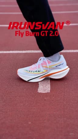 IRUNSVAN Full Palm Innovative Carbon Plate Board Double Knitting Breathable Dual Density Light Weight Fashion Sport Running Shoe