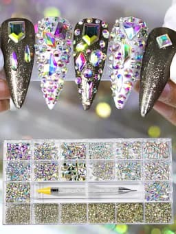 Rabbit Children False Nails Flower Full Cover Nail Art Tips Kids Fake Nail Extension Nail Supplies Bears Kids Cartoon Fake Nails