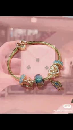2026 New 925 Silver Classic Women's Sparkling Eternal Cross Opening Logo Bracelet Display Tool Exquisite DIY Charm Jewelry
