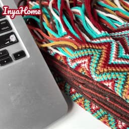 Bohemian Bed Blanket Knit Model Home Decoration, Colorful Striped Sofa Cover, Large Size Bedspread, Hotel Bed End Towel Cover