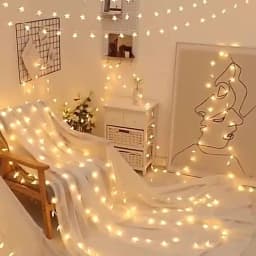 LED String Lights Outdoor Star Chain Lights Garland Lights Bulb Fairy Lights Party Home Wedding Garden Christmas Decor