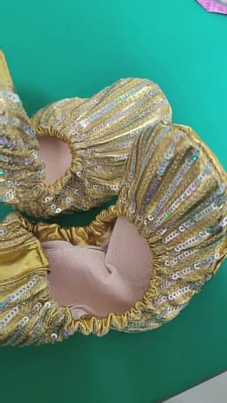 Professional Quality PU Gold Silver Training Body-shaping Yoga Slippers Shoes Belly Ballet Dance Shoes Kids Adult Girls Woman