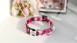 Personalized Dog Collar Adjustable Nylon Pet Buckle Collars Free Engraving Anti-lost Dog Necklace For Small Medium Large Dogs