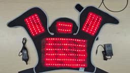 Red Light Shoulder Back Support Heated Massage Vest Winter Warmth Relieves Muscle Relaxation Relief Pain Shoulder Care