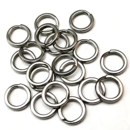 1000pcs Fishing Accessories Solid Stamping Rings SUS304 Lure Bait Fishhook Connecting Jigging Tackles Pesca Wholesale By Bulk