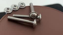 1/50ps M2 M2.5 M3 to M12 304 Stainless Steel ISO7380.2 Hex Hexagon Socket Round Button Flange Head With Washer Collar Screw Bolt