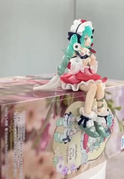 Hatsune Miku Anime Figure - Kawaii Flower Fairy Cartoon PVC Action Figurine Model Doll for Kids Birthday Gift