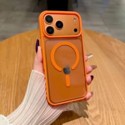 Luxury Magnetic Colorful Border Clear Case For iPhone 17 Air 16E 15 14 Plus11 12 13 17 Pro Max For Magsafe Wireless Charge Cover