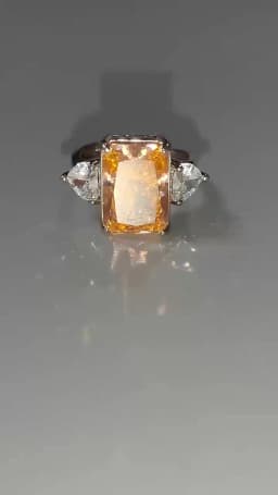 925 Sterling Silver Shiny Colored Ice Flower Cut Zircon Large Carat Ring for Ladies Gorgeous Elegance Fashion