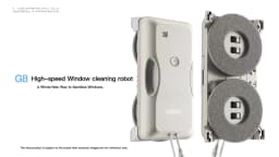NEW Window Cleaning Robot LIECTROUX G8, High-Speed Cleaning, Double Water Spray, AI Navigation, 4 Soft Rubber Brush,Smart Memory