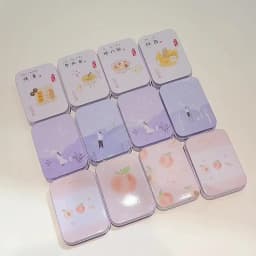 1Pc New Vintage Cartoon Tin Box Sealed Jar Packing Boxes Sewing Accessories Jewelry Candy Coin Storage Gift Small Storage Box
