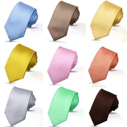 Luxury Fashion Men's Solid Necktie Bowtie Set with Pocket Square Cufflinks Tie Clip Wine Blue Elegant Striped Accessories Gravat