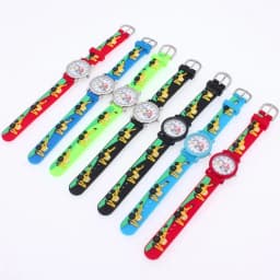 Children's Wristwatch Clock - Soft Silicone Cartoon Kid Watch for Boys 1-15 Years Old Holiday Gift Ideas
