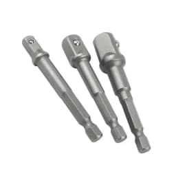 Chrome Vanadium Steel Socket Adapter Seth EX Shank to 1/4 "3/8" 1/2 "Extension Drill Bits Hex Bit Set Power Tools