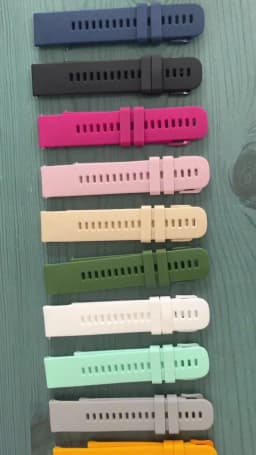 22mm Silicone Band Strap for Xiaomi Mi Watch Color Replacement Bracelet Breathable Sports Bands For Watch Accessories