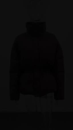 Fashion Glossy Padded Jackets Women's Drawstring Zipper Stand Collar Thicken Coats 2026 New Ladies Winter Solid Color Outwear