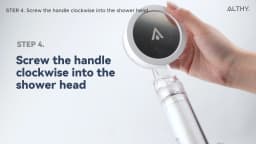 ALTHY High Pressure SPA Handheld Shower Head Water Filter, Reduce Chlorine Heavy Metal, Improves Dry Skin,Hair Dandruff,Eczema