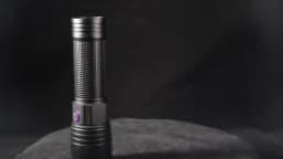 Powerful 365NM UV Flashlight Type-C Rechargeable Waterproof 26650 Purple Light for Pet Urine Stains Detector