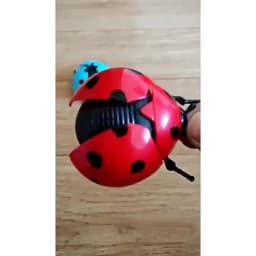 Wind Up Ladybird Bionic Toys Creative Prankster Animated Insect Toy Model Children's Plastic Animals Scarab Beetle Wind Up Toy