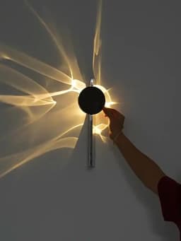 Creative Art Ripple Wall Lamp Minimalist LED Wall Sconce Bedroom Bedside BackgroundAisle Porch Corridor Atmosphere Wall Light
