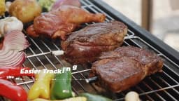 Wireless Bluetooth Meat Thermometer IP67 Waterproof Probes with LCD Screen Booster Rechargeable for Grilling Smoker BBQ Oven