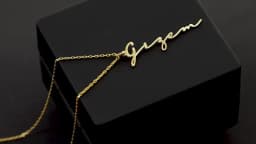 Custom Vertical Personalized Name Necklace Stainless Steel Choker Chain For Women Couple Birthday Valentine's Day Gifts