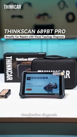 THINKCAR THINKSCAN 689BT PRO Topology Key Programmer Automotive Diagnostic Tool J2534 Bidirectional Car Obd2 Scanner ECU Coding