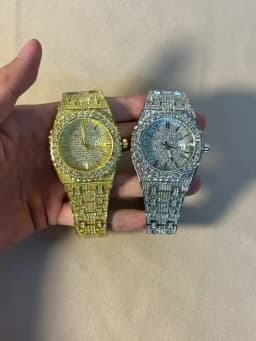 2026 Luxury Diamond Men's Watch High Quality Hip Hop Men's Quartz Watch Ice Sensation Men's Watch