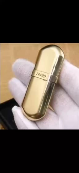 ZORRO Retro Brass Mini Ultra-thin Windproof Kerosine Lighter Grinding Wheel Metal Outdoor Waterproof Portable Lighters Smoking