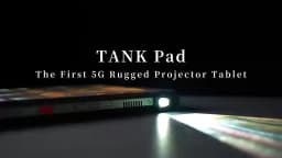 8849 TANK PAD Unihertz Rugged Projector Tablet Smartphone 21000mAh 10.95 inch 120Hz 16GB 512GB 32MP+50MP 66W Phone Smart Tablet