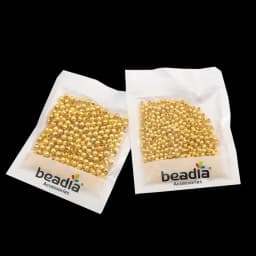 1000Pcs Iron Metal Round Beads Smooth Ball Loose Spacer Beads For Jewelry Making DIY Bracelet Charms Jewelry Accessories 2-6mm