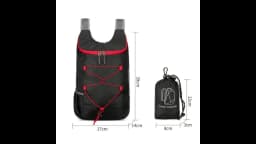 Multifunctional Outdoor Folding Backpack High Density Lightweight Waterproof Nylon Fabric Sports Bag for Camping Hiking Travel