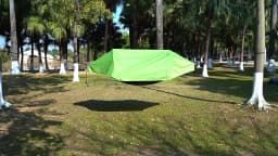 3-in-1 Tunnel Mosquito Net Hammock with Waterproof Rainfly - Tree Tent for Solo Camping, Lightweight & All-Weather Protection