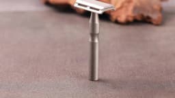 YAQI Ghost Titanium Safety Razor 1.10mm Lightweight for Men's Shaving Comfortable Grip And Balanced Feel