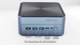 Texhoo Mini PC Windows 11 Pro Ryzen DDR5 4800MHz WiFi6 BT5.2 Gaming PC Diy Gaming Computer Compact Mini PC AMD Ryzen7 7840HS