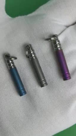 Mini Titanium SIM Card Tray Ejector Tool EDC Portable Key Pendant Ejector Pins Needle Remover for Tech Accessories