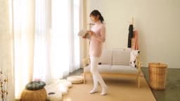 2024 New Design 160-172cm Women White Nylon Winter Thickened Velvet Padded Adult Dance Pantyhose Sexy Fashion Leggings 45-65kg