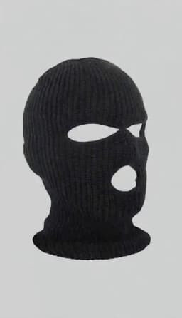 Musion 3 Holes Robber Mask Balaclava Mask Elastic Cycling Mask Motorcycle Balaclava